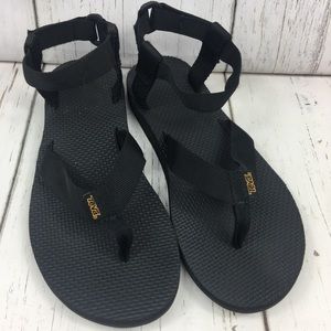 Teva Original Black Adjustable Strap Sport Sandals
